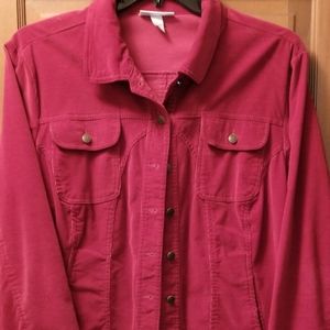 Thin wale corduroy jacket